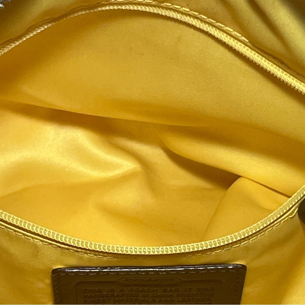 Coach Brown and White Signature Bag - Picture 11 of 13